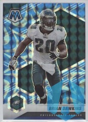 2021 Panini Mosaic Reactive Blue Prizm #161 Brian Dawkins Philadelphia Eagles